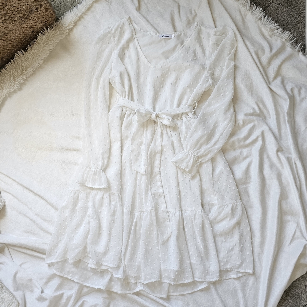 White Midi Dress
